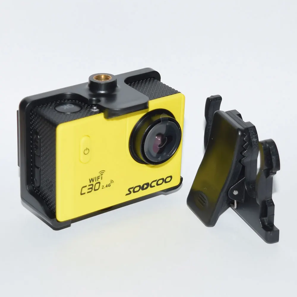 Портативный Пластик рамка чехол+ зажим для рюкзака для SOOCOO C30R 4K Wifi SJCAM SJ4000 Wi-Fi eken H9 R Спортивная Экшн-камера Камера аксессуары DV
