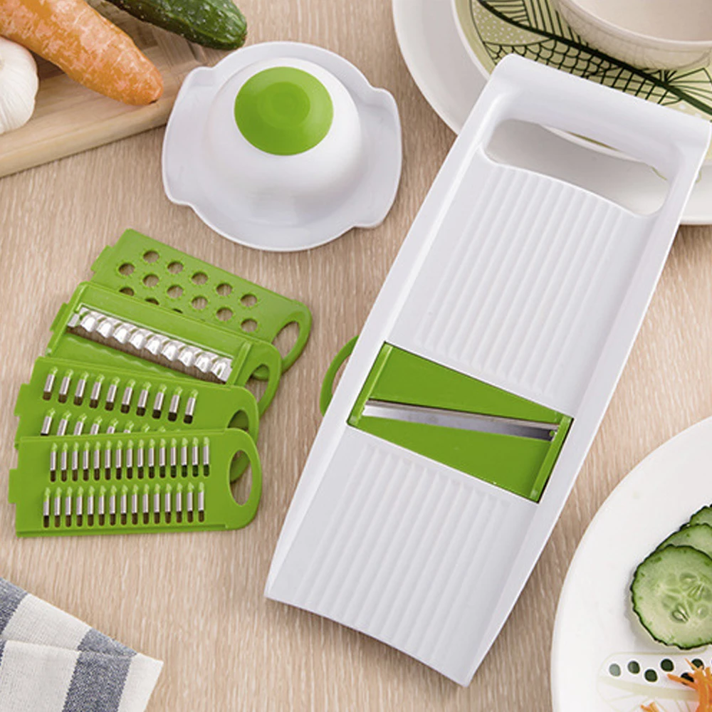 New Grater 7 in 1 Adjustable Slicer Multifunction Peeler Stainless Steel Blades Vegetable Home Kitchen Accessories | Дом и сад