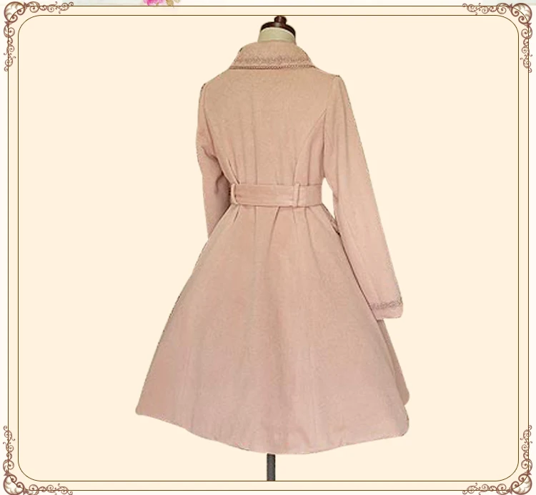 Новинка 2018 осенне зимнее винтажное шерстяное пальто королевского двора