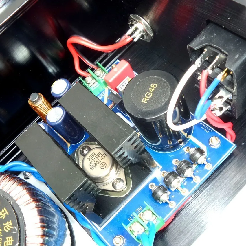60 Вт 5A DC 12V 19V 24V MJL15025 + CLC 2 ступенчатый фильтр ультра тихий регулируется линейный