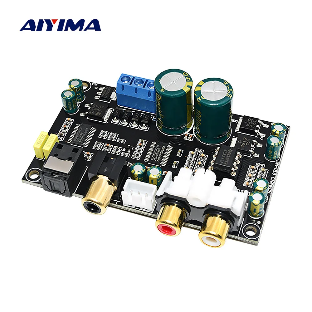 AIYIMA HIFI Fever High Fidelity CS4398 CS8416 коаксиальный Оптический аудио декодер DAC MP3