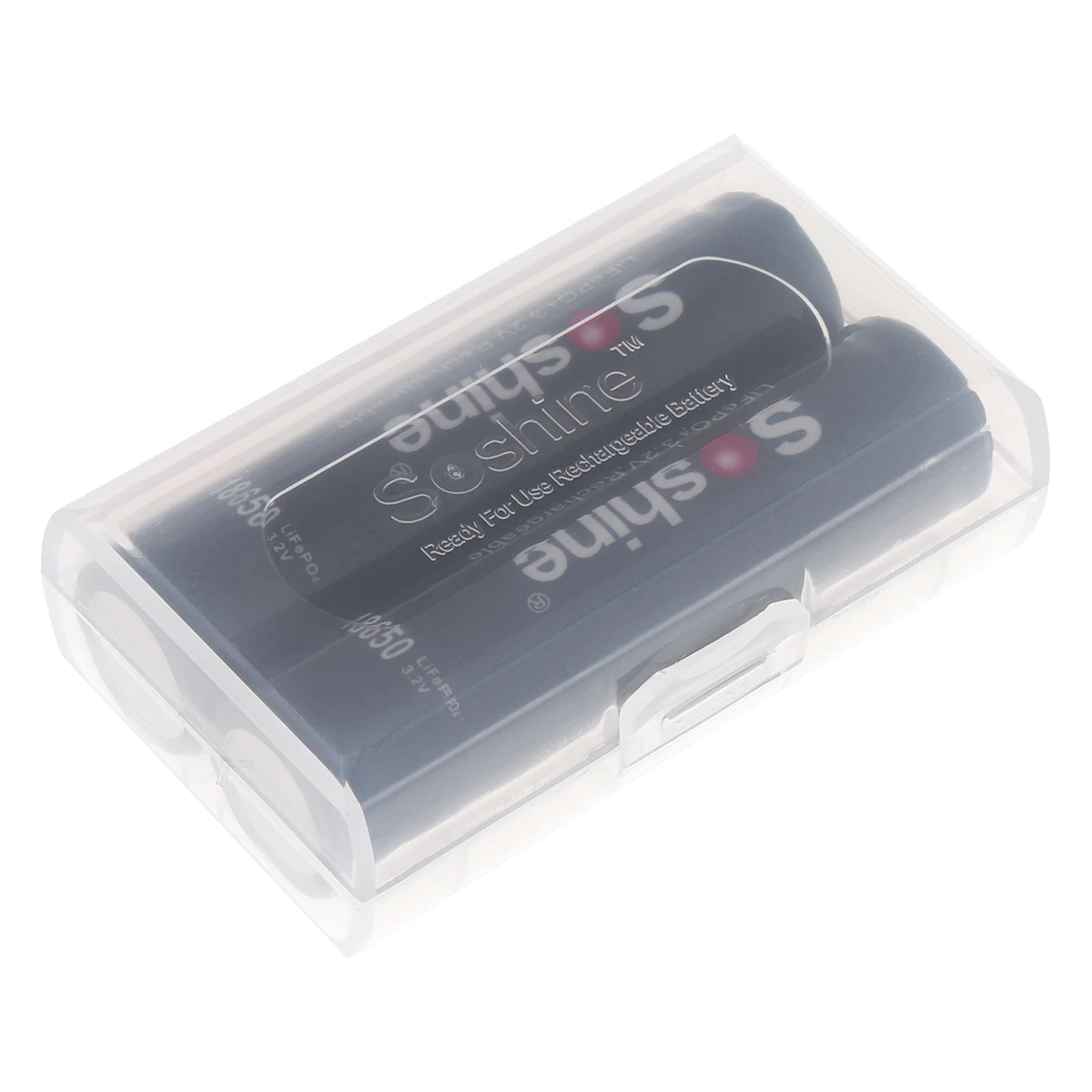 Soshine 2шт 1800mAh LiFePO4 3 2 V 18650 аккумуляторная батарея с защищенной печатной платой +
