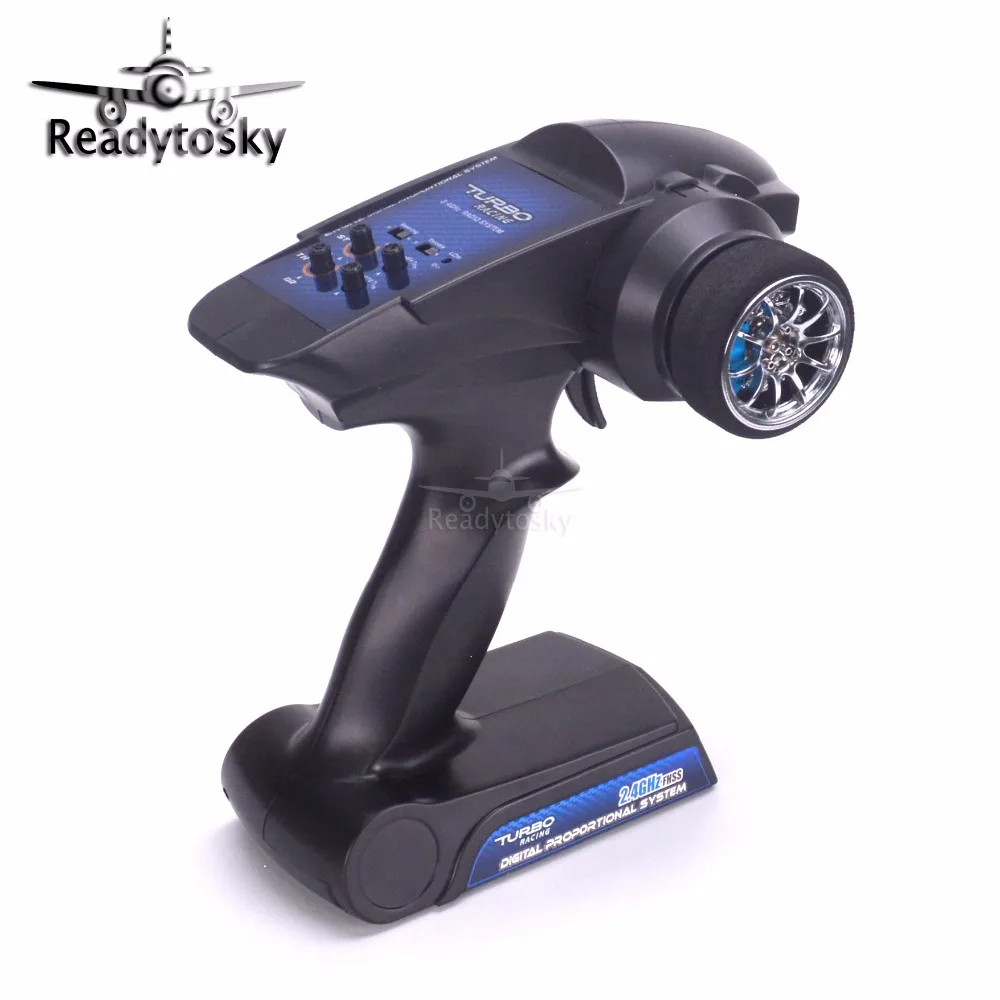Пульт дистанционного управления TURBO Racing 94100G 2 4 GHz 2CH Gun RC радиосистема с приемником