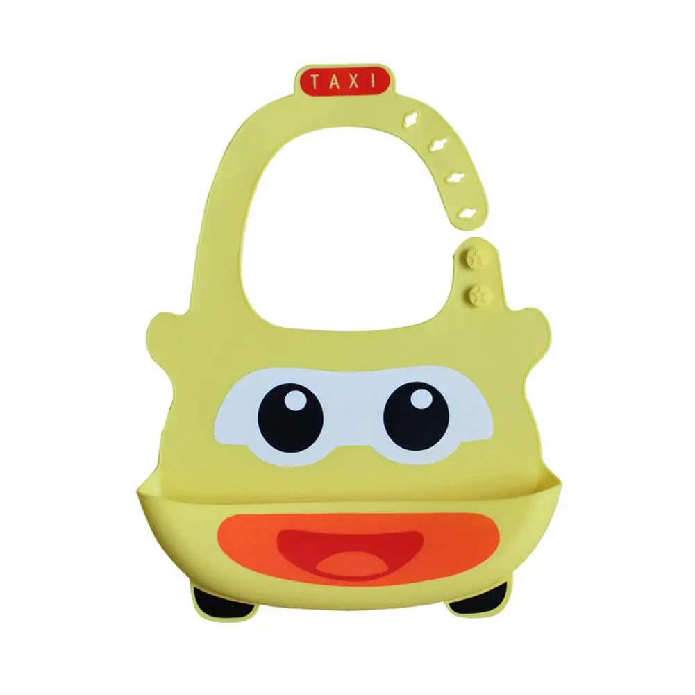 Baby Girls&ampBoys Silicone Saliva Towel Monkey Print Waterproof Bib Leakage-proof 3D Large Three-dimensional Rice Bowl Bibs | Детская