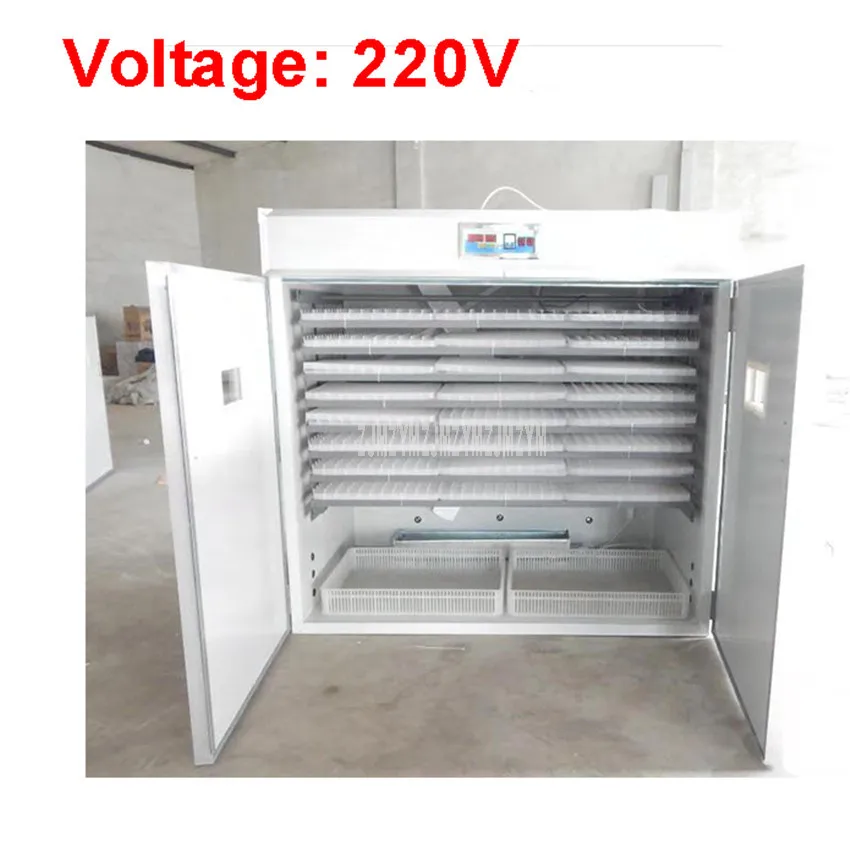 Voltage 220V 1 шт., коммерческий автоматический инкубатор с емкостью 5280 шт., инкубатор с большой емкостью, инкубатор, костюм для курицы, утки, гуся, птицы, яйцо - Цвет: Voltage 220V