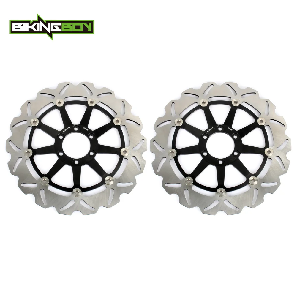Передние тормозные диски BIKINGBOY для KTM LC8 EFI Super Duke 990 05 06 07 08 09 10 11 12 SUPER DUKE R 13 комплект
