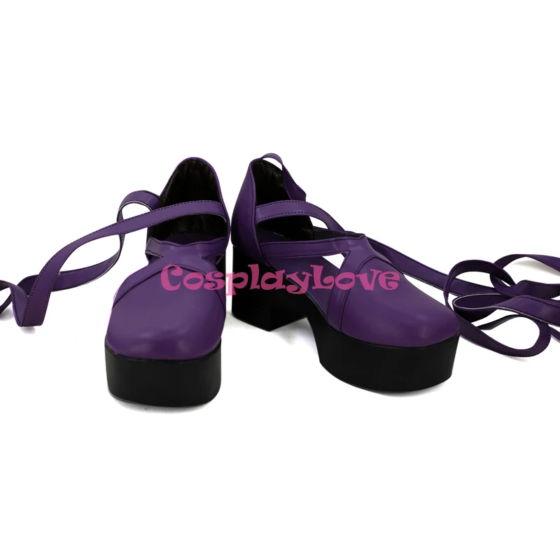 

CosplayLove Custom Made Hugtto! Pretty Cure Precure Purple Ruru Amour Cure Amour Cosplay Shoes For Girl Christmas Halloween
