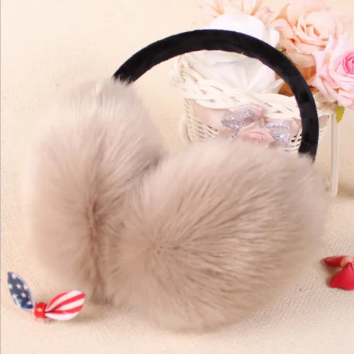 2017 Multi Цвет зима теплая Наушники для женщин уха грелки Для Обувь девочек наушники