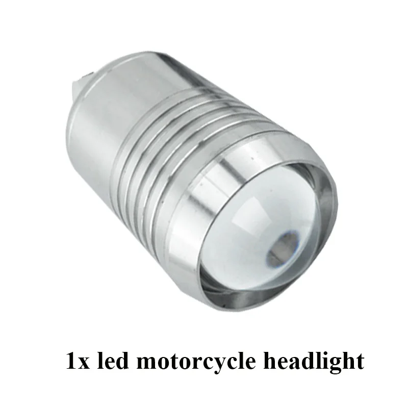 Мотоциклетная Передняя светильник лампа светодиодный 12v Moto U2 30 Вт 1500LM Высокая Низкая флэш светодиодный вождения точечный светильник лампа черный, серебристый цвет мотоцикл туман светильник - Цвет: Sliver 1