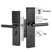 electronic security door lock touch keypad password door lock smart digital combination passcode door lock for home office door