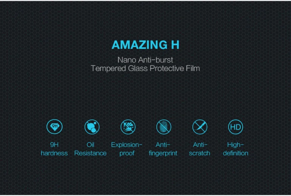 Для Huawei Коврики 9 закаленное Стекло Nillkin Удивительный H h+ Pro закаленное Стекло Экран протектор для Huawei Коврики 9(5.9 дюймов