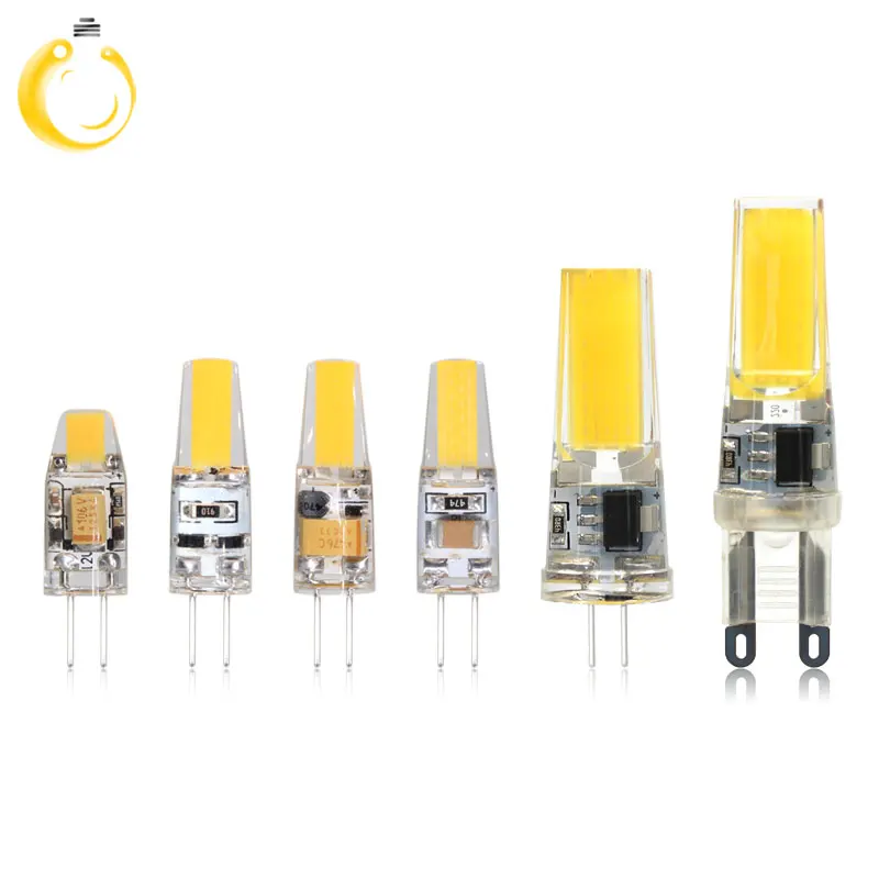 G4 G9 Светодиодная лампа COB 3 Вт 6 9 DC/AC 12 В 220 LED свет диммируемая люстра лампы заменить