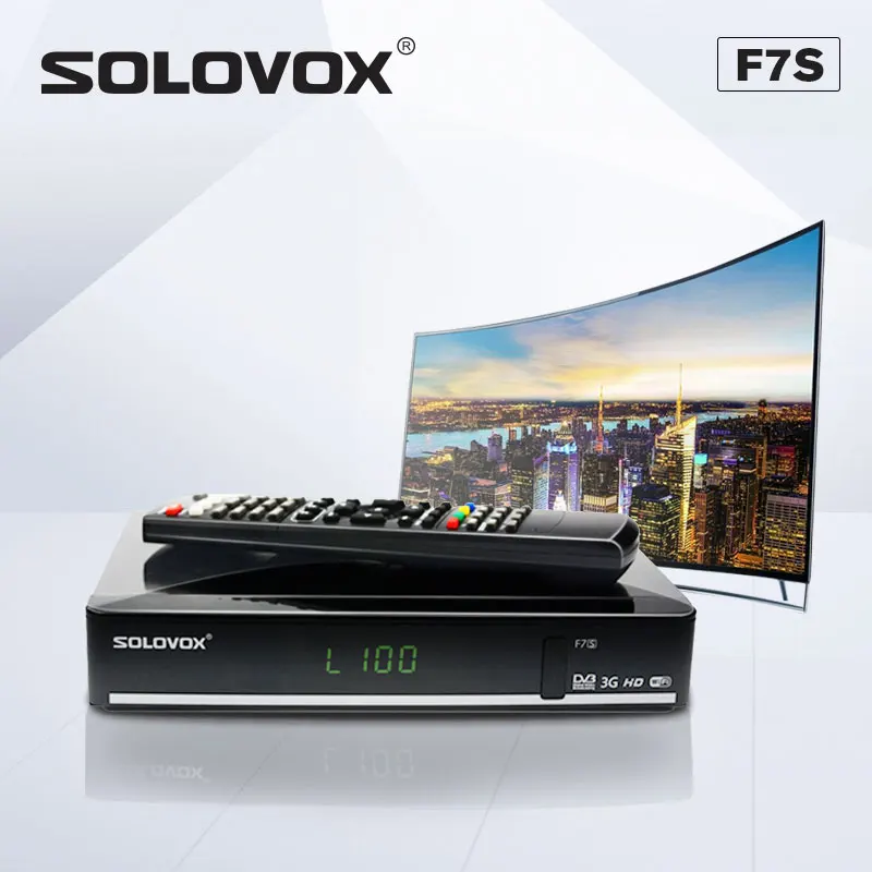SOLOVOX F7S ТВ коробка спутниковый приемник Поддержка USB домашний кинотеатр поддержка