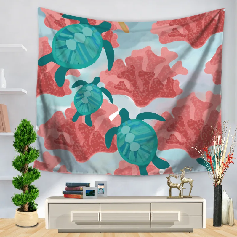 CAMMITEVER Мультфильм Русалка КИТ морская черепаха морские кастрюли Коралловое