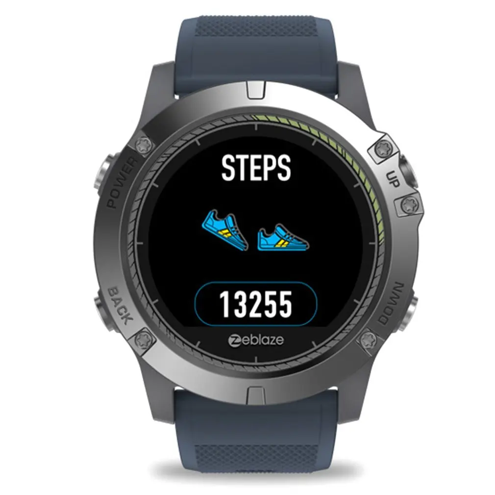 Zeblaze 3 HR Smart Watch Sport IP67 длительное время ожидания 24 часа в сутки сердечного ритма IOS