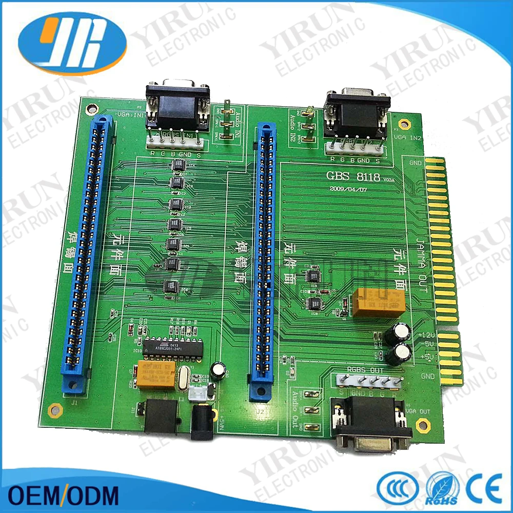 2016 новые GBS 8118 аркадная игра печатная плата 2 в 1 HDMI переключатель Управление