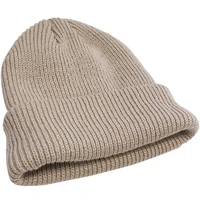 wool hat female autumn and winter new melon skin knit hat adult men and women solid color cap mz45