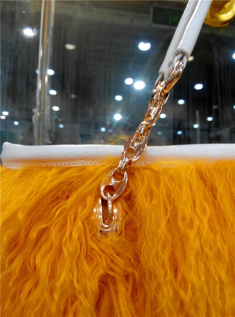 Осень и зима сумки Женщины натуральная кожа пляж шерсть шерсти женщин способа