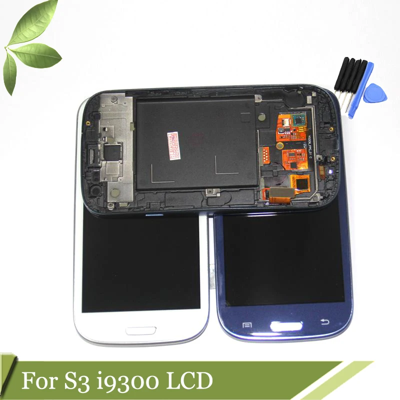 I9300 ЖК дисплей совместимый с samsung s3 i9300 рамка дисплей|Экраны для мобильных