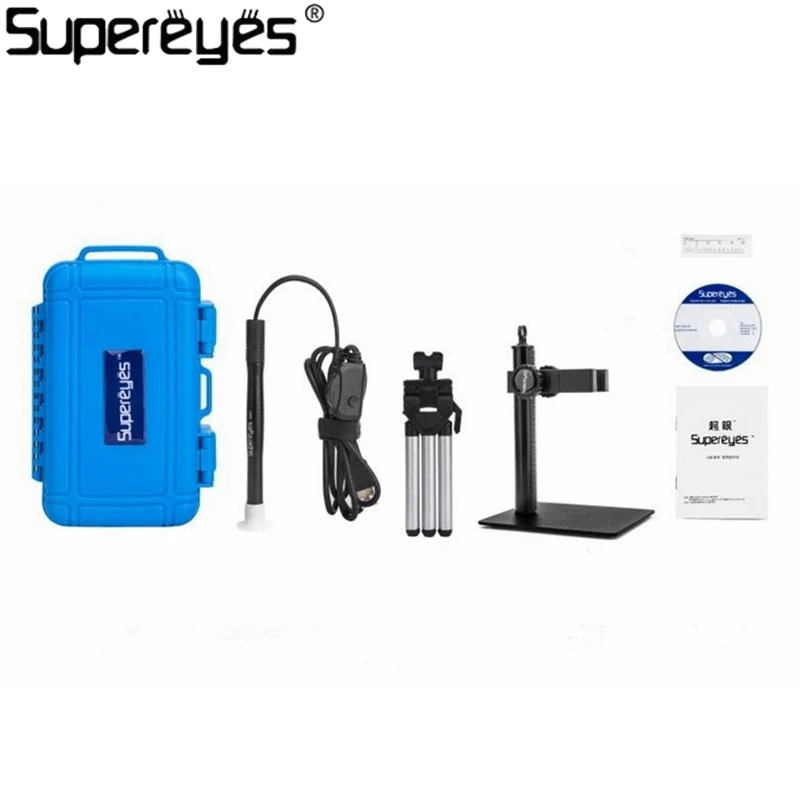 Цифровой микроскоп Supereyes B007 Портативный USB с увеличением в 300 раз инструмент для