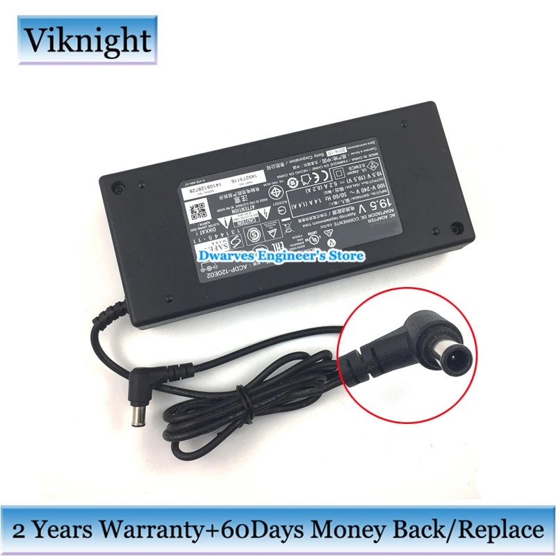 19,5 V 6.2A 121 W ЖК-дисплей СВЕТОДИОДНЫЙ монитор адаптер переменного тока для SONY VPCW119XJ ACDP120NO1 KDL-42W670A KDL-42W650A 55W950A VPCY21A