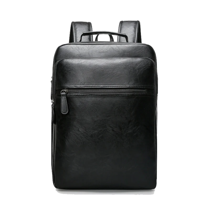 Рюкзак мужской из искусственной кожи вместительный для ноутбука|school bags for