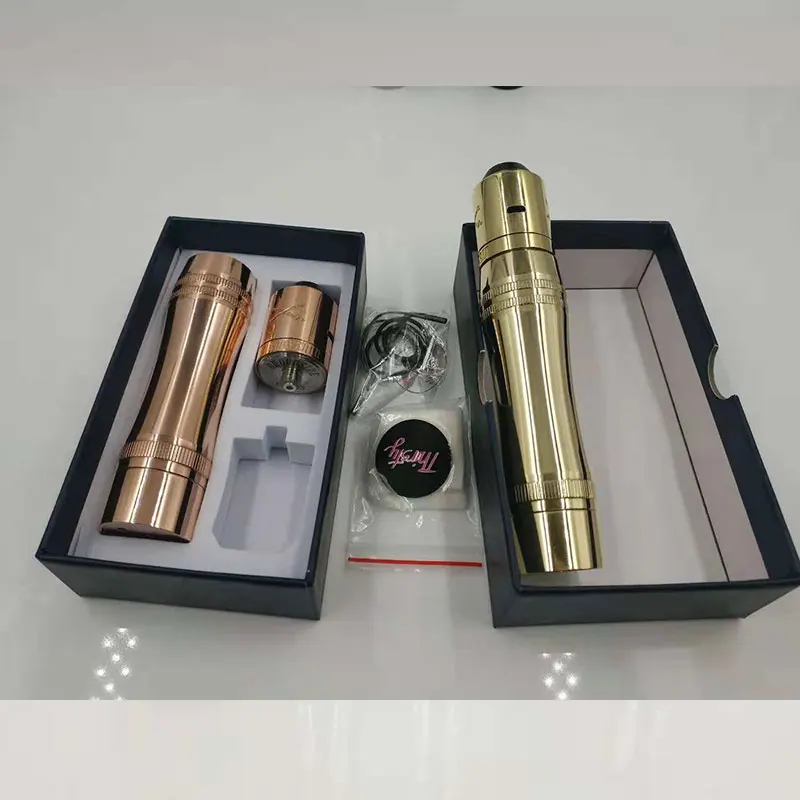 Механический мод SUBTWO Vape 18650/20700/21700 аккумулятор 25 мм материал латунь VS AvidLyfe Skull HK