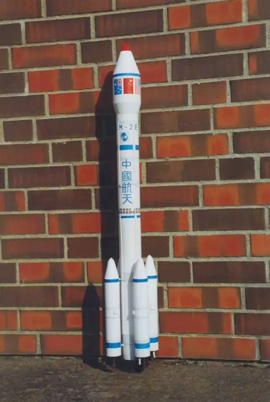 

1:68 China Changzheng 3 Carrier Rocket Paper Model Long March Rocket Aviation Static Model 70cm Diecast Toys for Children Adults