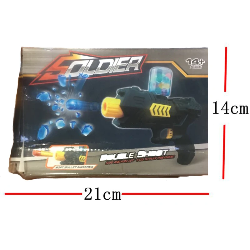 ZhenDuo игрушки на открытом воздухе бой, который стреляет шариками воды, игрушечный пистолет 2-в-1 гель мяч пистолет воды бомба с Оригинальная коробка