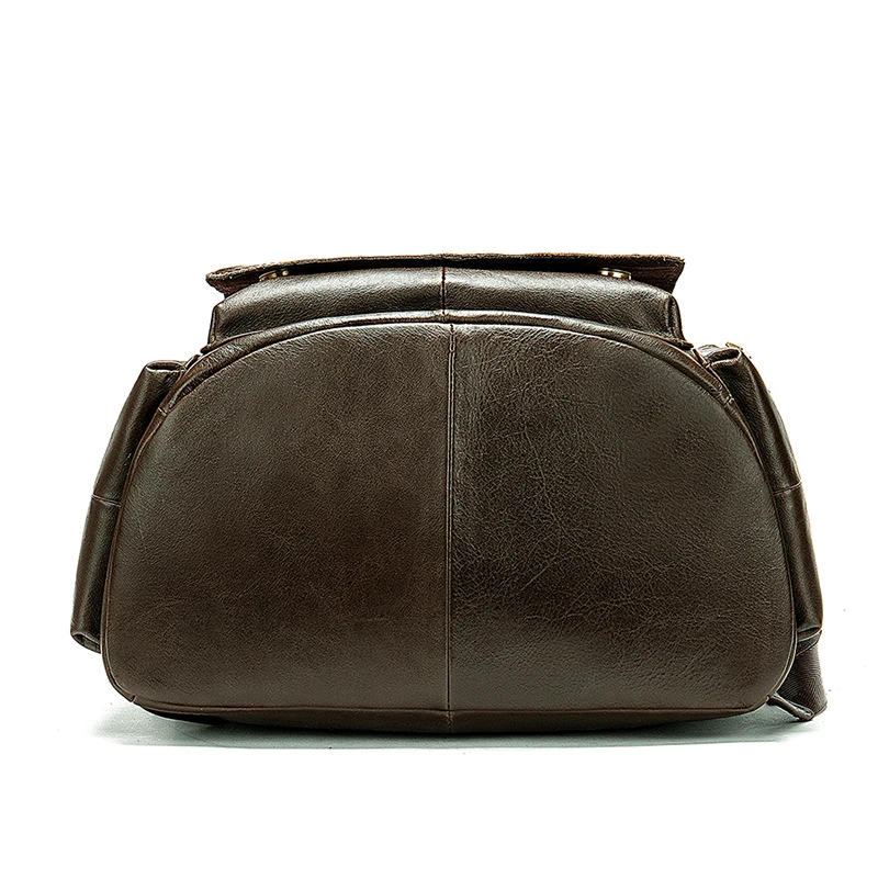 WESTAL Мужской многофункциональный рюкзак из натуральной кожи для школы студентов