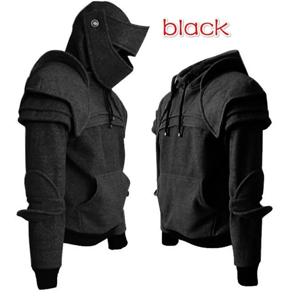 Новый Косплей средневековый винтажный воин солдат маска рыцаря броня колено