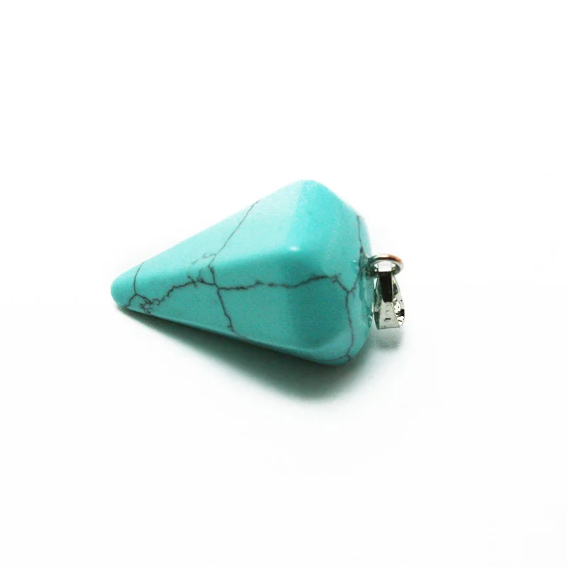 Оптовая продажа 1 шт. смешанные Подвески в форме маятника из натурального камня