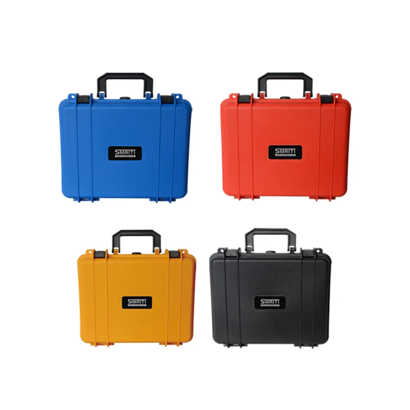 New Arrivals ABS Plastic Sealed Tool Box Safety Equipment Camera Toolbox Impact Resistant Dry Box Shockproof W Foam Four Colors