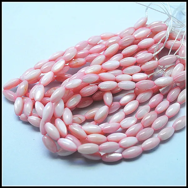 80 шт. Перламутровые Бусины перламутровый жемчуг в форме риса натуральный бусины