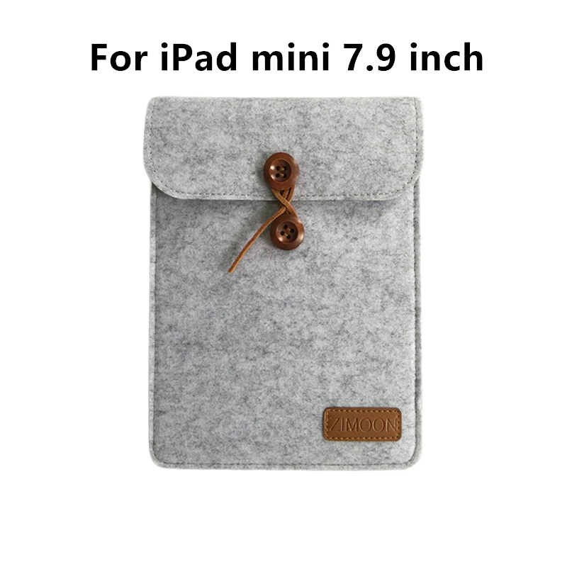 2 Фетр чехол для планшета чехол для iPad 2/3/4 Air 1/2 Pro 9,7 дюймов планшет сумка для iPad mini 1/2/3/4 7,9 дюймов крышка 8' 10 чехол для планшета - Цвет: 2