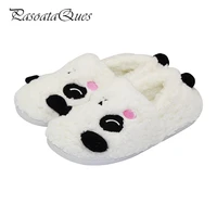2017 cute panda animal cartoon pattern warm women home flats comfortable indoor house women slippers shoes pasoataques brand 132