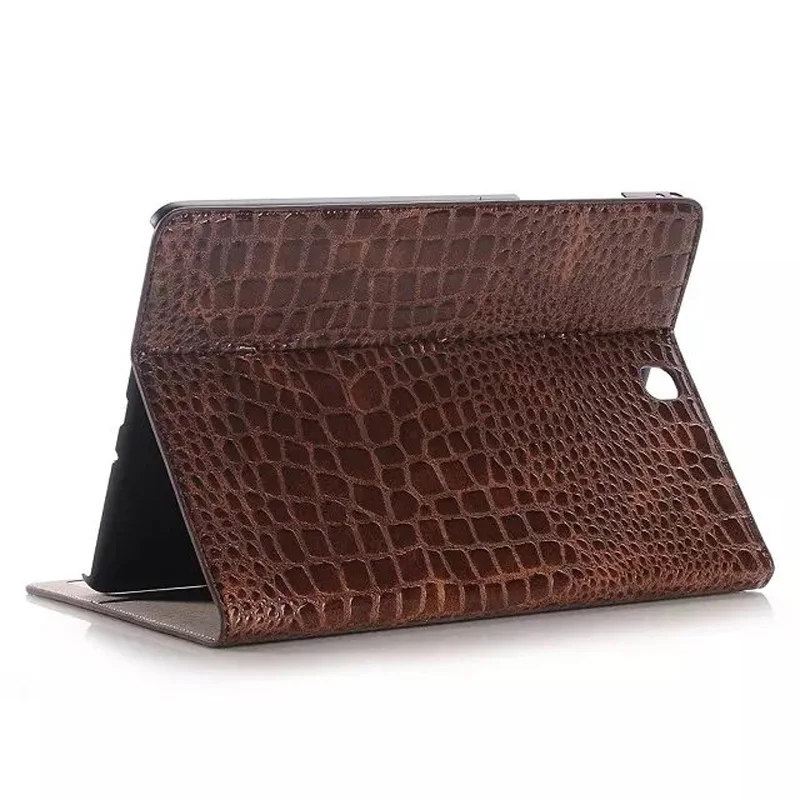 Чехол для samsung Galaxy Tab S2 9,7 T810 T815 T819 9,7 inch планшет Поддержка чехол с отделением для карты Solt для SM-T810 SM-T815 SM-T819 - Цвет: Brown1