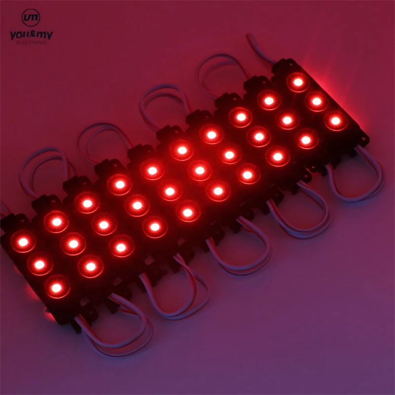 SZYOUMY Бесплатная доставка 100 шт. 20 шт./компл. 5050 RGB 3 светодиода черный корпус 12 В