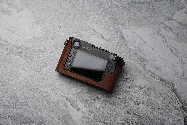 Mr. камень бренд Камера чехол для Leica M10 ручной работы из натуральной кожи сумка половина тела Нижняя крышка