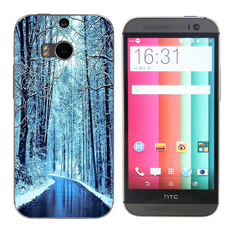 Чехол для телефона чехол HTC One M8 M8s задней панели из силикона и ТПУ с принтом