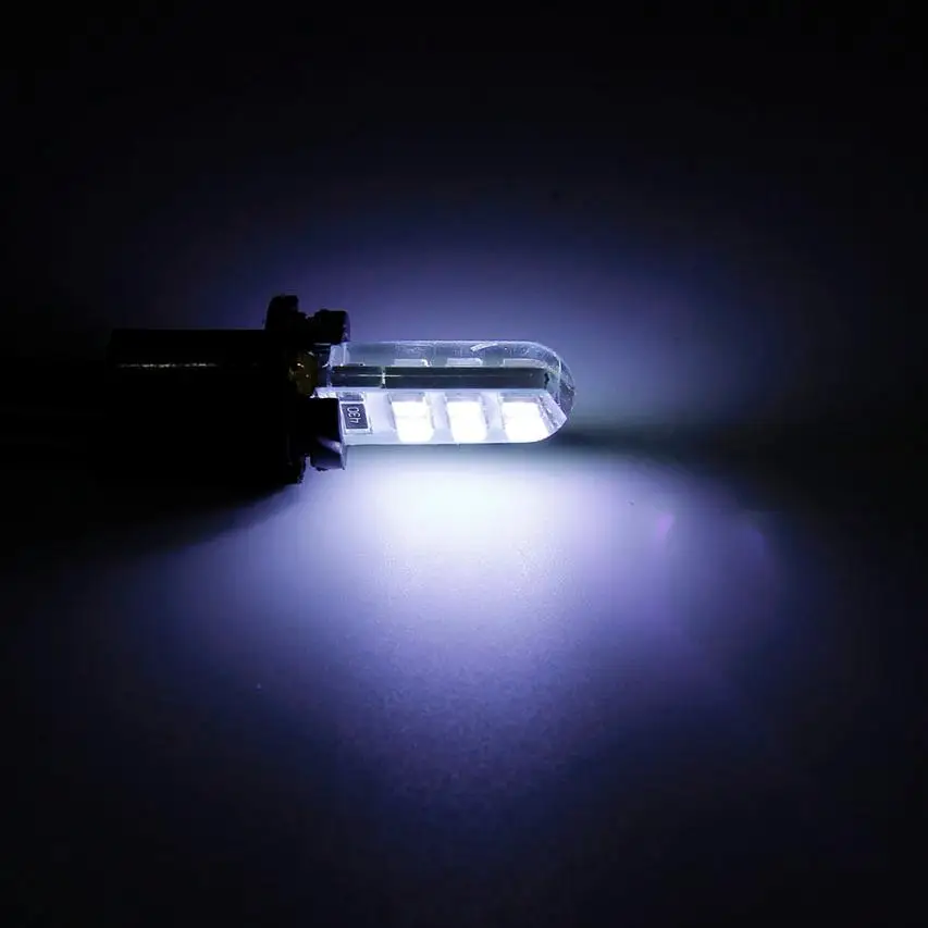 Франшиза 2 шт T10 W5W водонепроницаемый 2835 12 SMD клиновой номерной знак боковой