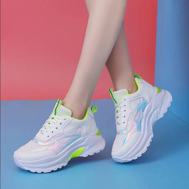 Женские кроссовки летняя и осенняя женская повседневная обувь из сетчатого
