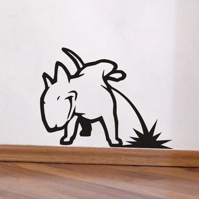 Виниловая наклейка на стену с изображением собаки животного|wall sticker animal|kids bedroomwall