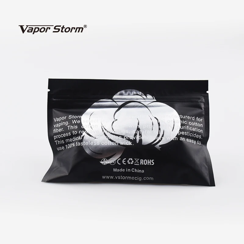 Оригинальный vapor storm органический хлопок король для DIY RDA RBA фитиль нагревательная