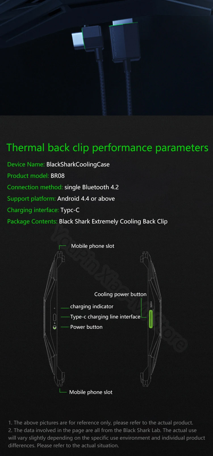 Чехол для геймпада Xiaomi Black Shark 2 с двумя слайдами портативный игровой контроллер с зажимом механический чехол для подключения к рельсам