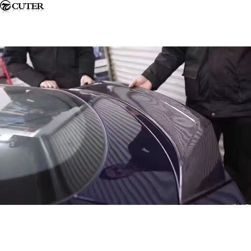 A7 RS7 комплект кузова автомобиля углеродное волокно спойлер на задний багажник
