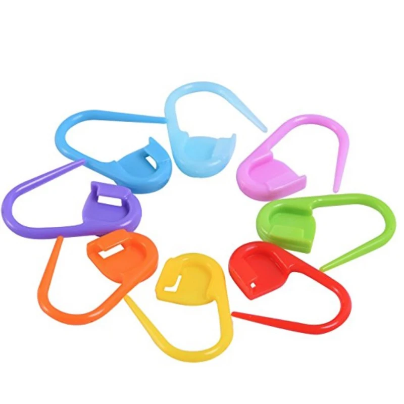 80 шт. пластик Малый булавки Цвет Mark Пряжка Вязание иглы Клип Ремесло вязаный