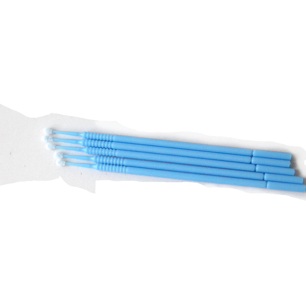 100Pcs Plastic Teeth Cleaning Dental Disposable Micro Applicator Brush Bendable Eyelash extension lint free micro brush With Box | Красота и
