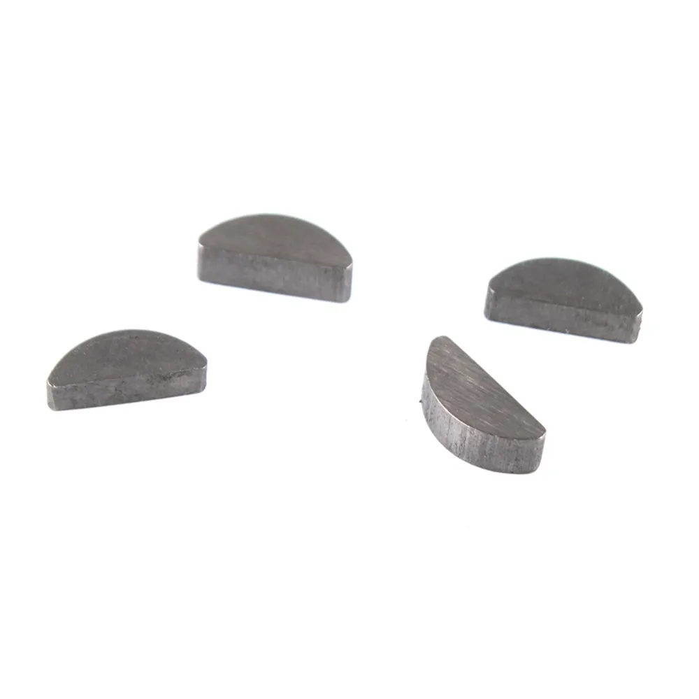 Новинка, 4 шт., высокое качество, прочный, удобный, стабильный Woodruff Half Moon Keys 49cc 60cc 80cc велосипед, моторизированный газовый двигатель, двигатель#249789