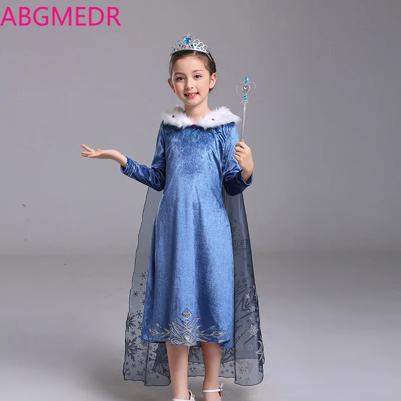 Kids Dresses for Girls Princess Costume Winter Dress Elsa Clothes Children New Years Eve Fashion 2019 | Детская одежда и обувь